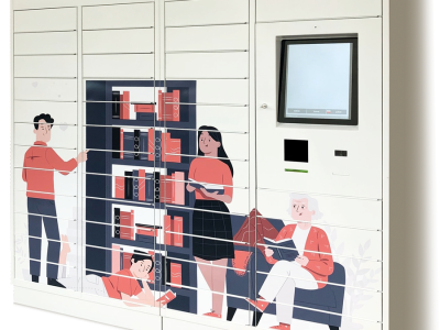 Książkomat realizowany dla Biblioteki Kraków